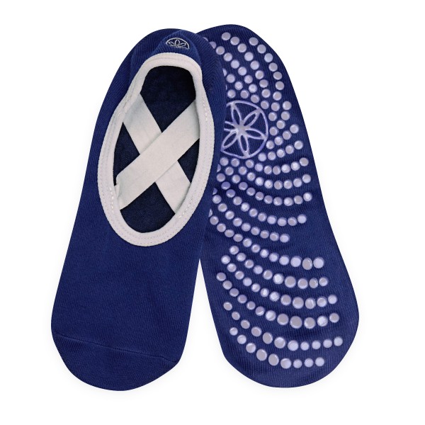 GAIAM GAIAM GRIPPY YOGA BARRE SOCKS INDIGO - YOGA SOCKEN