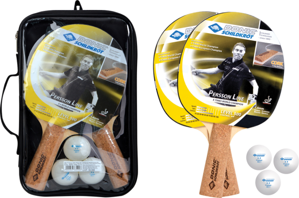 Donic-Schildkröt Tischtennis-Set Persson 500 Kork