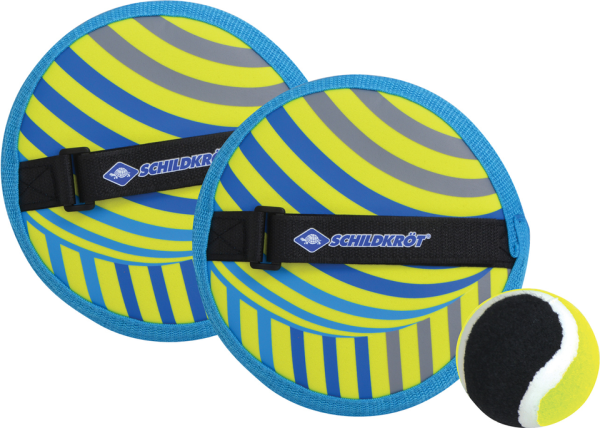 SCHILDKRÖT Schildkröt Neopren Klettball Set, 2 Neopren Handfänger mit weitenverstellbarer Handschlau