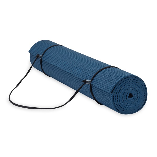 GAIAM GAIAM ESSENTIALS 6MM YOGA MAT NAVY