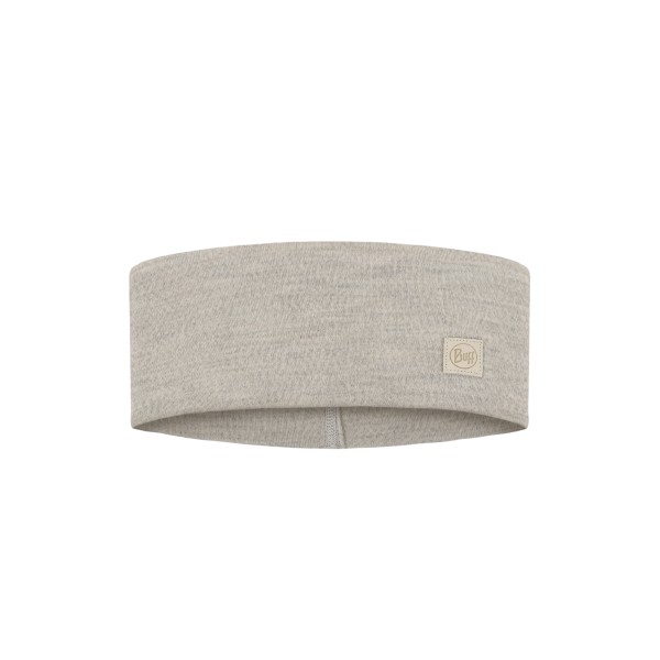BUFF MERINO WIDE HEADBAND SOLID CLOUD