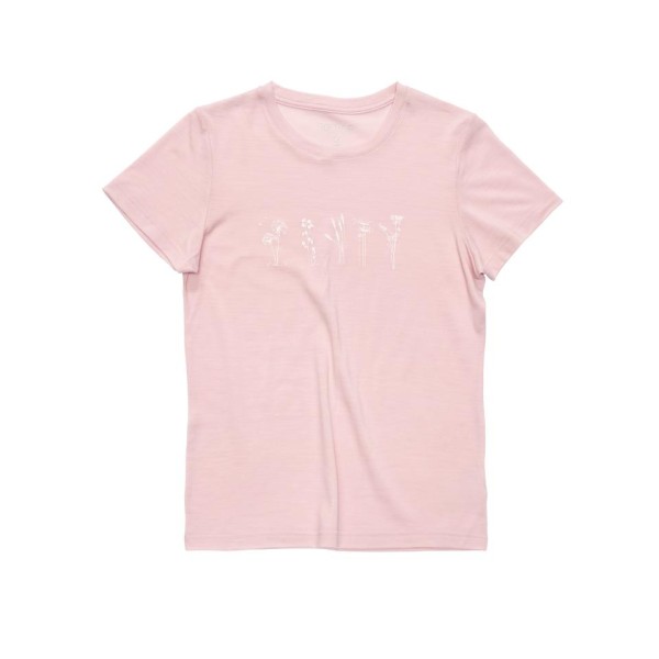 DEVOLD CLASSIC "FLOWERS" TEE WMN