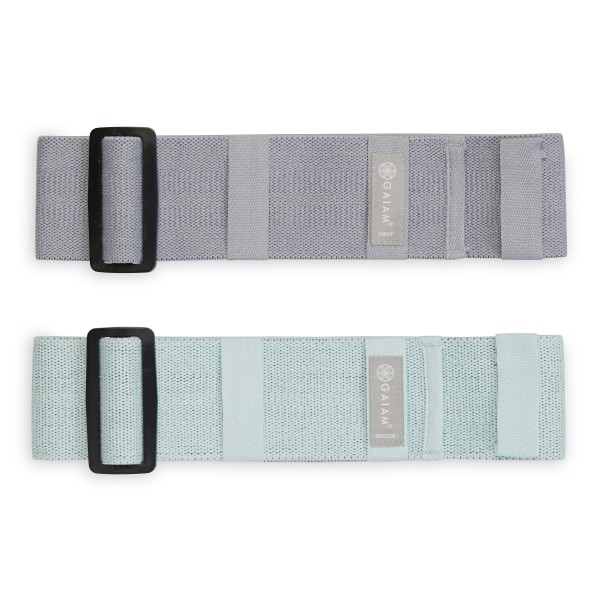 GAIAM GAIAM FITNESS ADJUSTABLE HIPBANDS 2 PACK - WIDERSTANDSBÄNDER