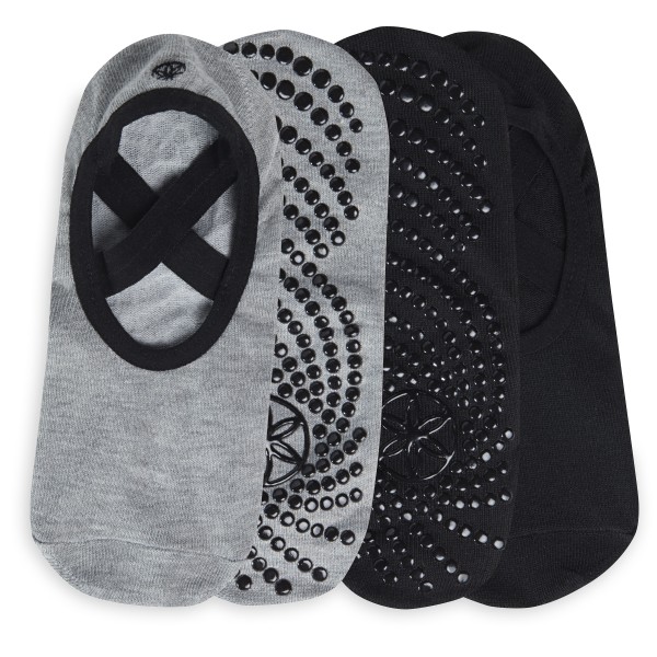GAIAM GAIAM GRIPPY YOGA SOCKS DOVETAIL 2PK