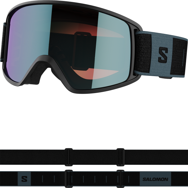 SALOMON GOGGLES FORCE PHOTO Black/All w BLUE