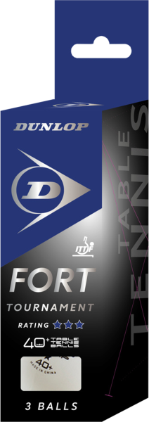 DUNLOP Ball 40+ FORT TOURNAMENT 3 BALL WEI