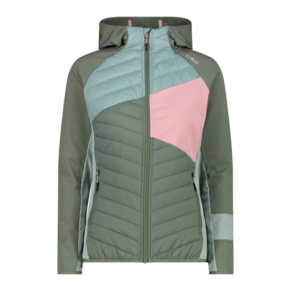 CMP WOMAN JACKET FIX HOOD HYBRID
