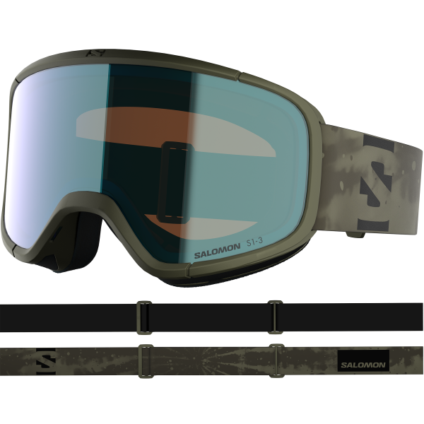 SALOMON AG GOGGLES AKSIUM 2.0 PHOTO OLIVENIG/Blue