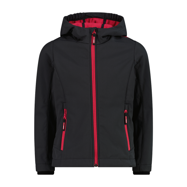 Kinder Funktionsjacke Kapuzen Softshelljacke