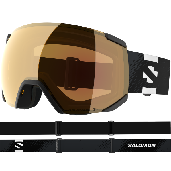 SALOMON AG GOGGLES RADIUM PHOTO BLACK/RED