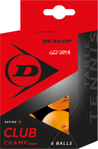 DUNLOP Ball 40+ CLUB CHAMP 6 BALL ORANGE
