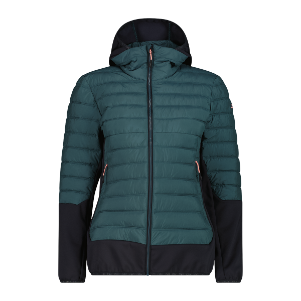 CMP WOMAN JACKET HYBRID FIX HOOD