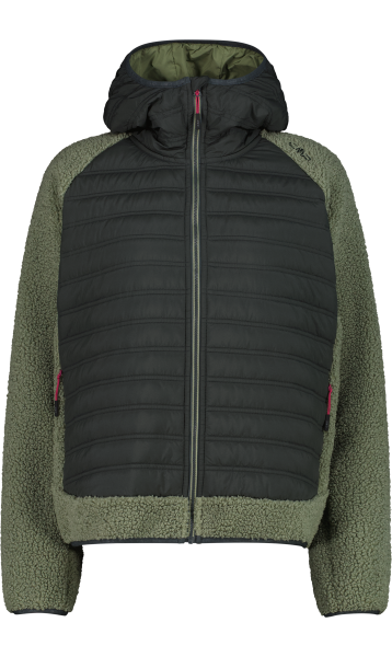 CMP WOMAN JACKET HYBRID FIX HOOD