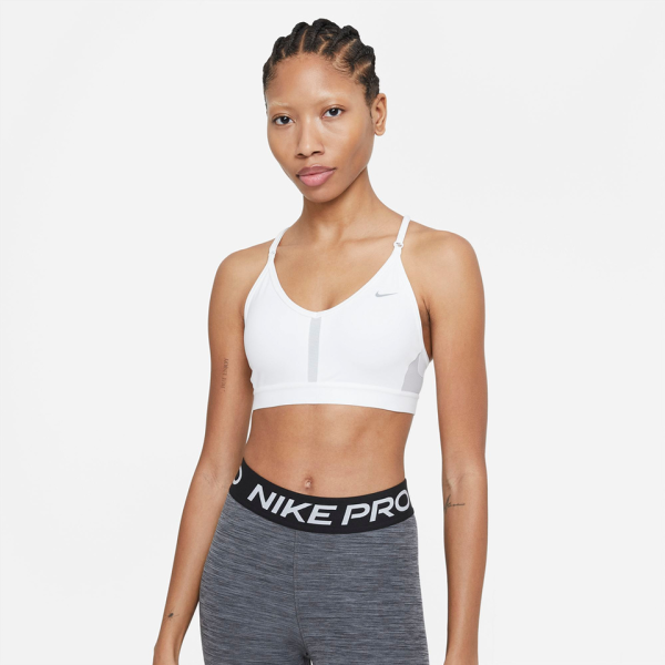 NIKE Damen Top W NK DF INDY V-NECK BRA