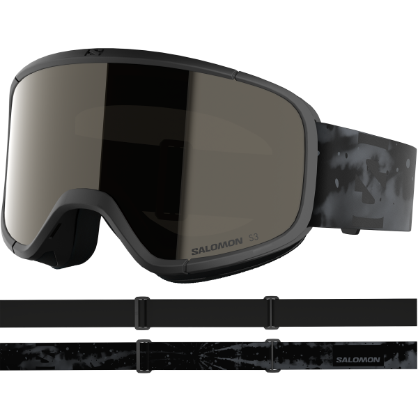 SALOMON AG GOGGLES LUMI BLACK TIE DYE/Black