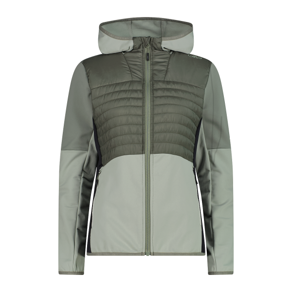 CMP WOMAN JACKET HYBRID FIX HOOD